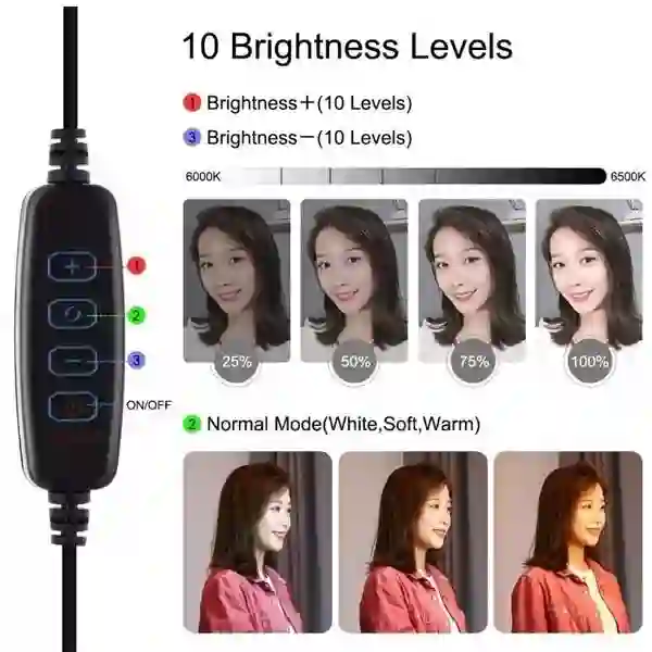 رینگ لایت مدل QX-26